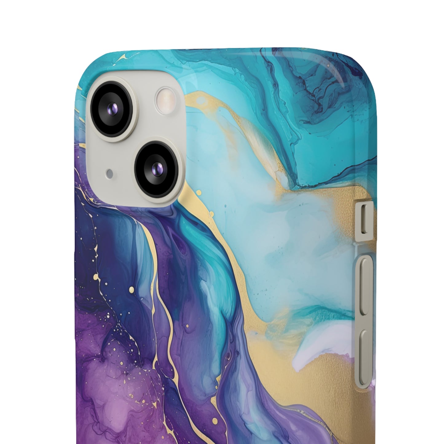 Cee L Colourful Marble Mobile Phone Case Purple