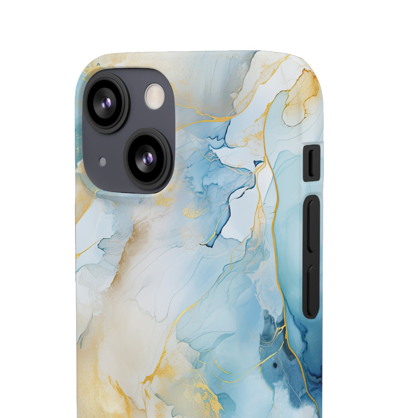 Cee L Colourful Marble Mobile Phone Case Blue