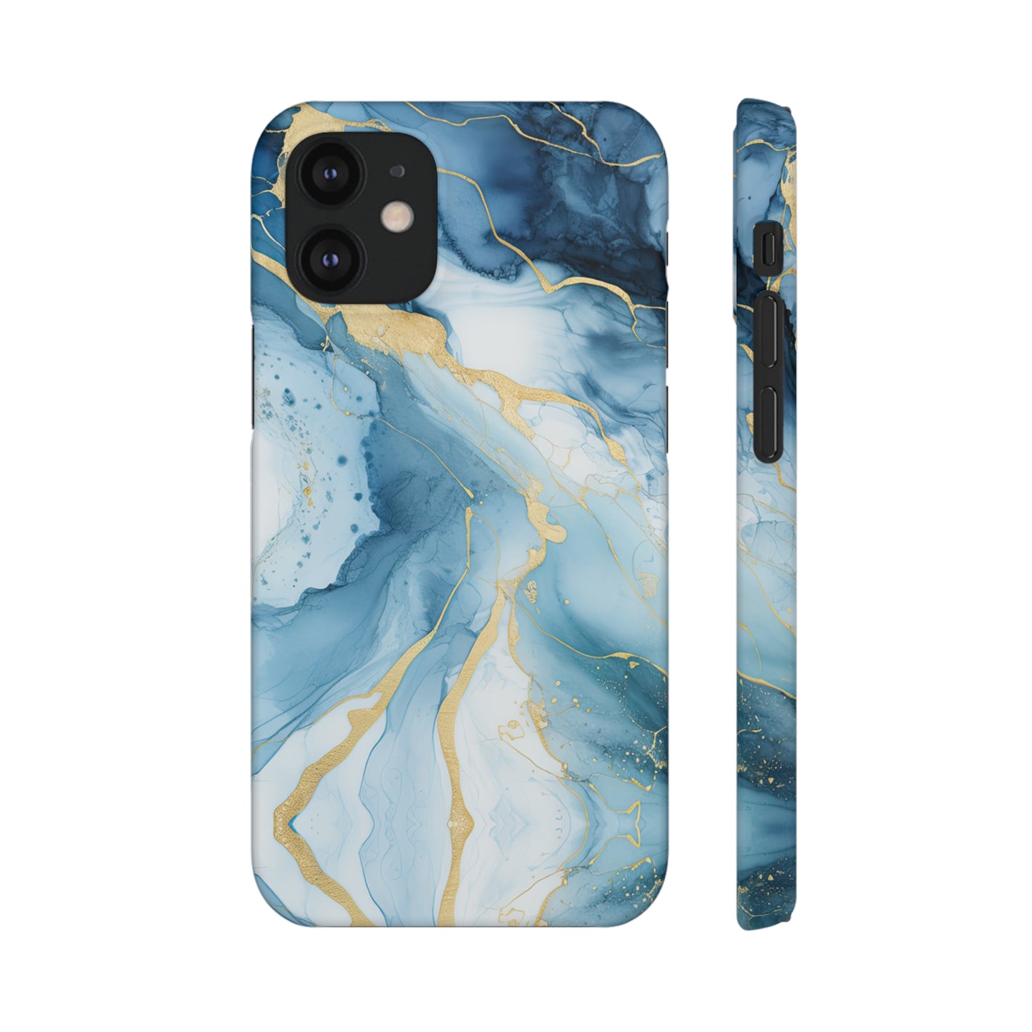 Cee L Colourful Marble Mobile Phone Case Blue