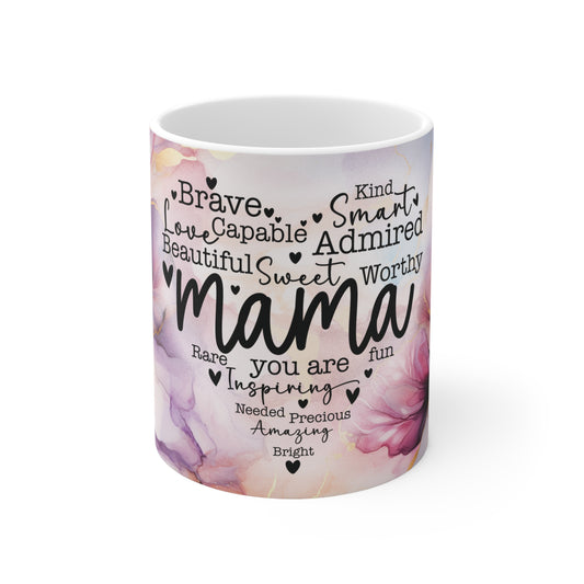 Cee L Positive Affirmations I am Proud Mug Gifts for Her Mothers Day 11oz