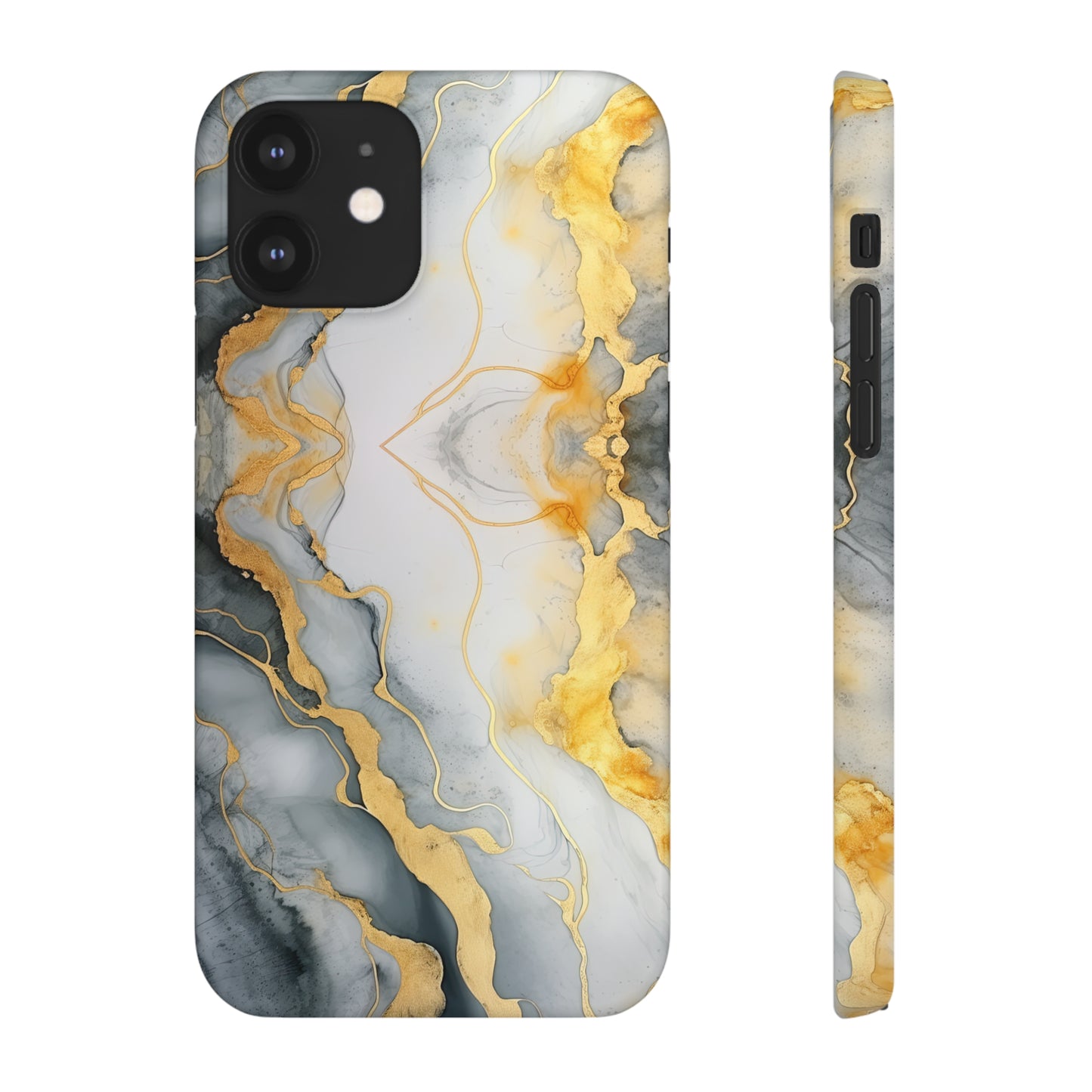 Cee L Colourful Marble Mobile Phone Case Grey