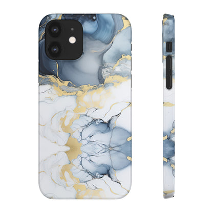 Cee L Colourful Marble Mobile Phone Case Blue