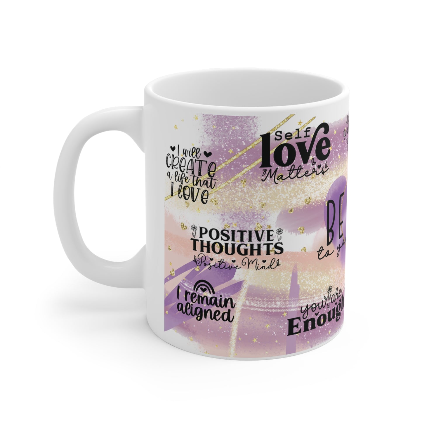 Cee L Positive Affirmations Great Life Mug Gifts for Her Mothers Day 11oz