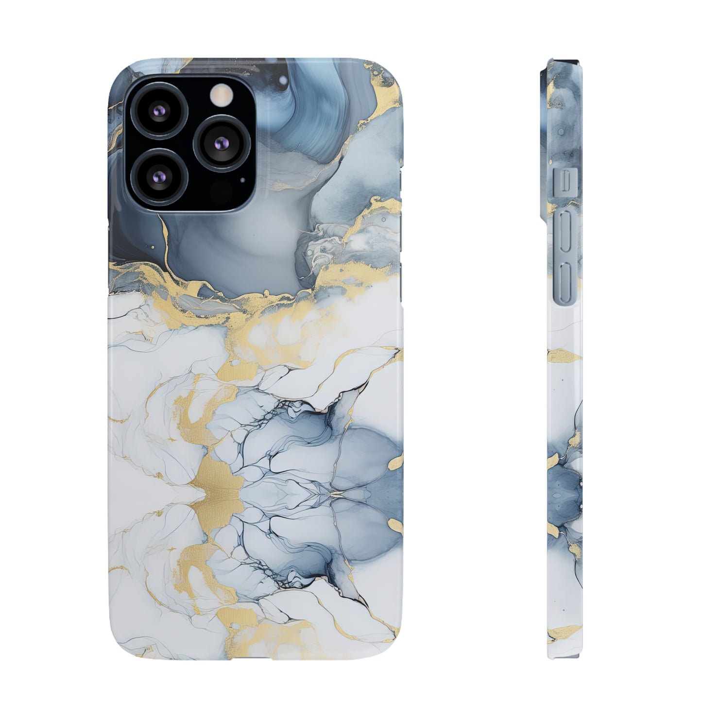 Cee L Colourful Marble Mobile Phone Case Blue