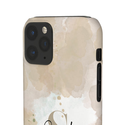 Cee L Personalised Phone Case Monogram Name Mobile Phone Cover Pastel