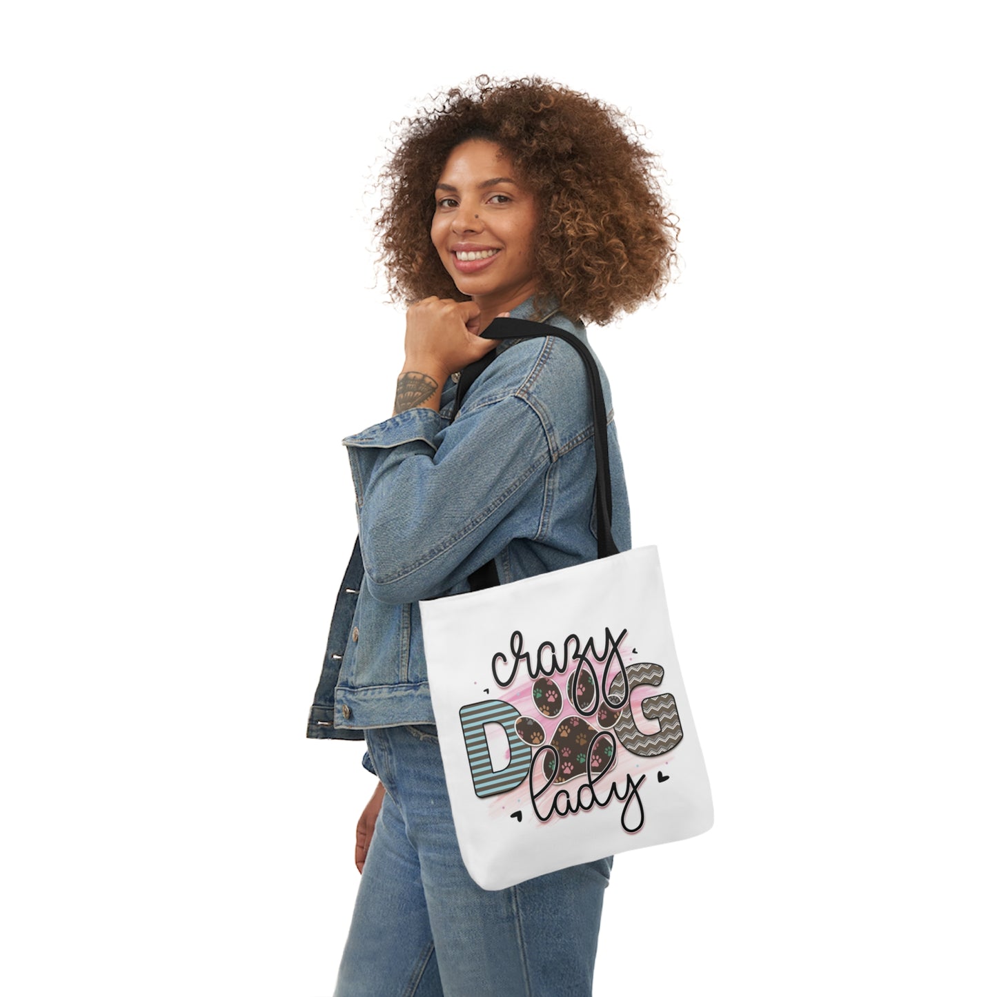 Canvas Tote Bag Gifts for Dog Lover Crazy Dog Lady