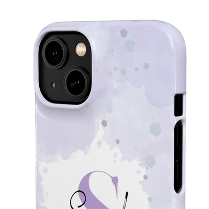 Cee L Personalised Phone Case Monogram Name Mobile Phone Cover Pastel