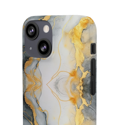 Cee L Colourful Marble Mobile Phone Case Grey