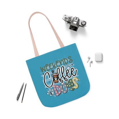 Canvas Tote Bag Dog Lover Designs