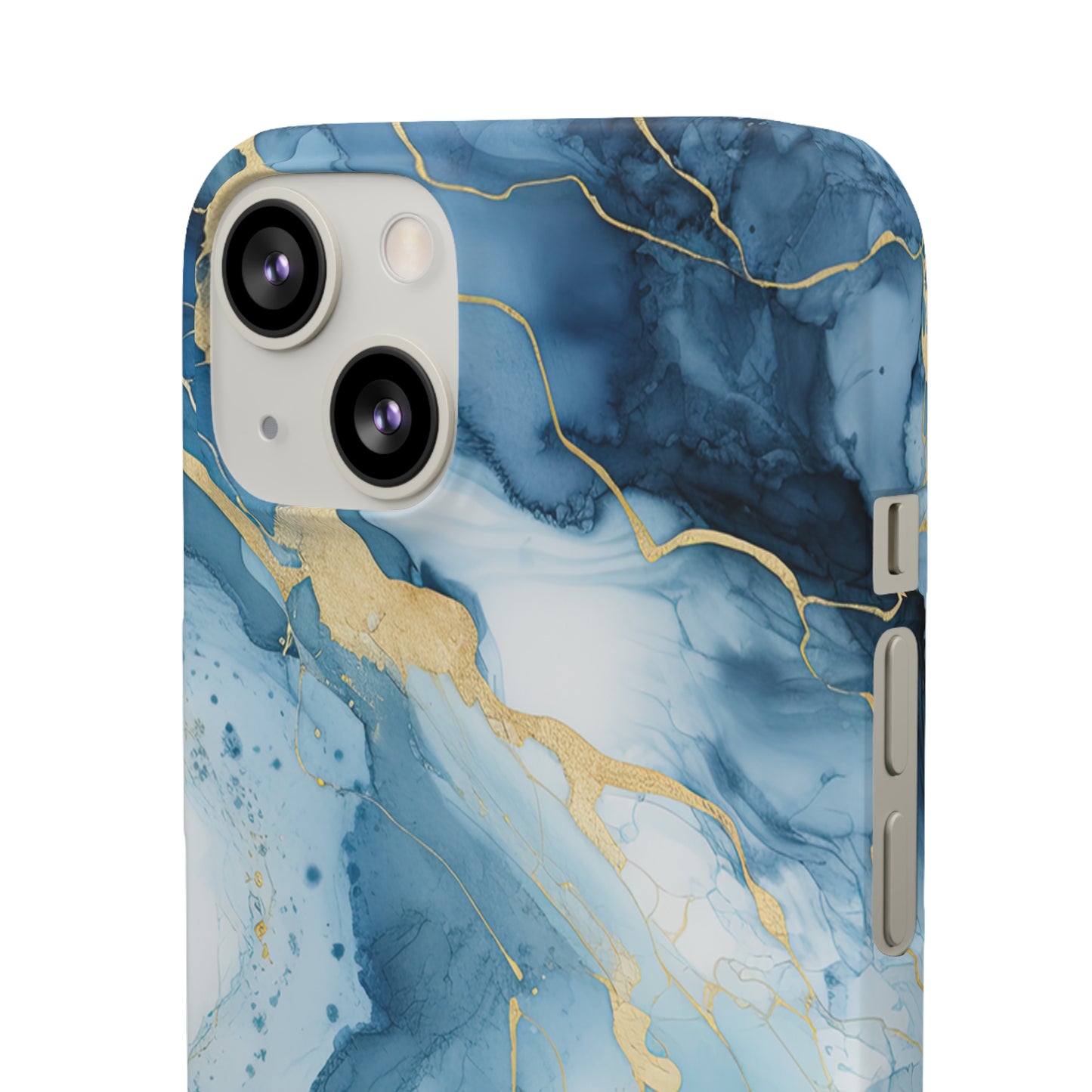 Cee L Colourful Marble Mobile Phone Case Blue