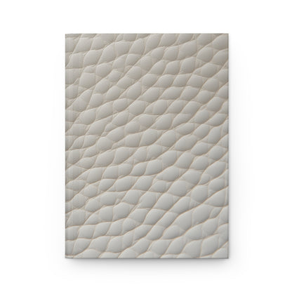 Hardcover Journal White Faux Leather