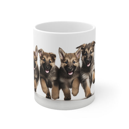 German Shepherd Puppy Pet Mug Name Custom Dog Mug Dog Coffee Cup Personalized Pet Mugs Dog Mom Mug Dad Mug New Dog Mug Mothers Day