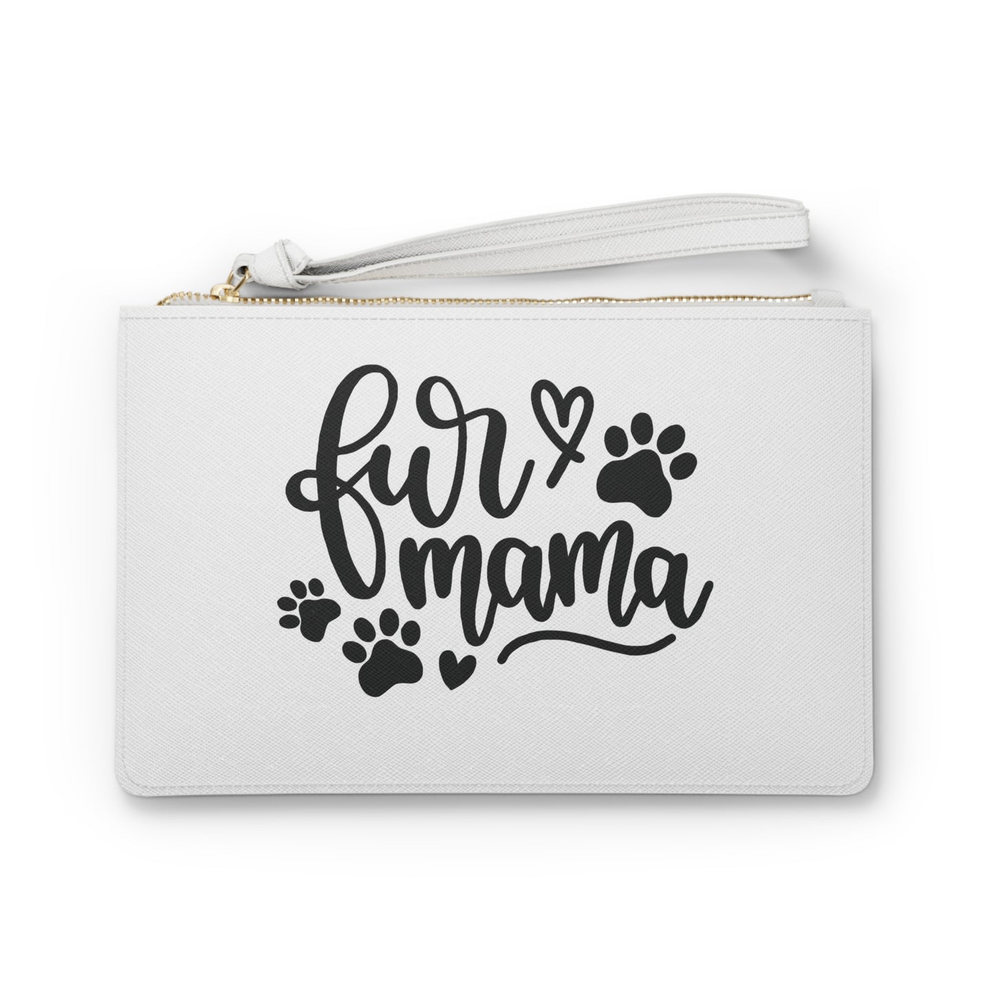 Cee L Dog Mom Fur Mama Gift Clutch Bag Different Print Each Side