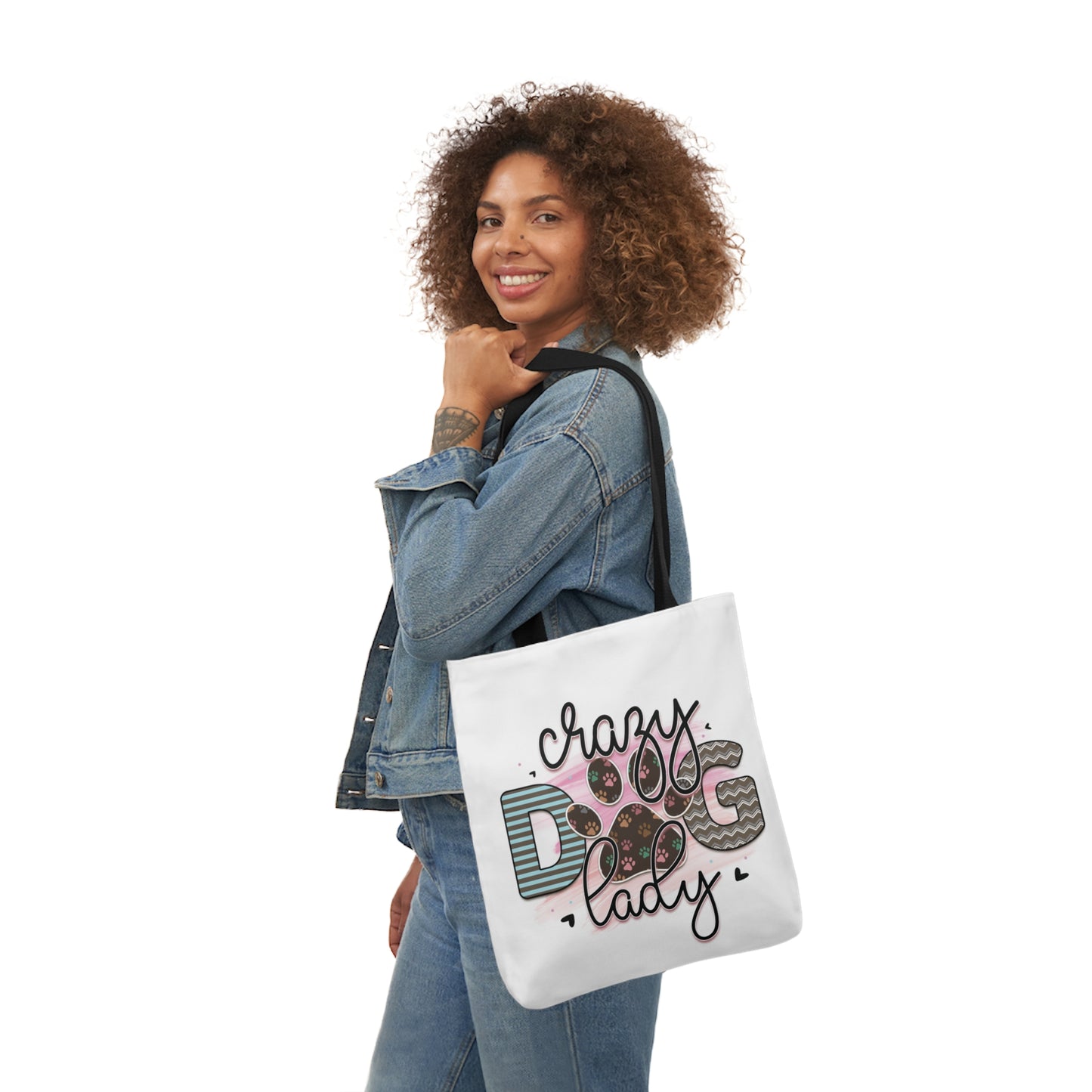 Canvas Tote Bag Gifts for Dog Lover Crazy Dog Lady