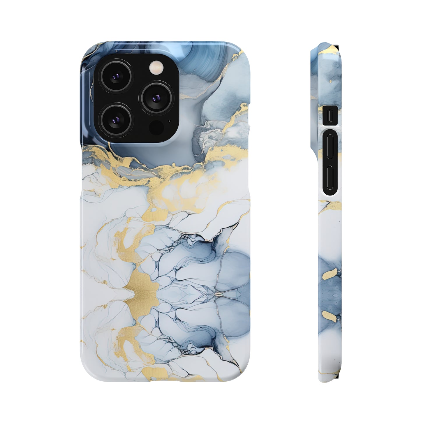 Cee L Colourful Marble Mobile Phone Case Blue