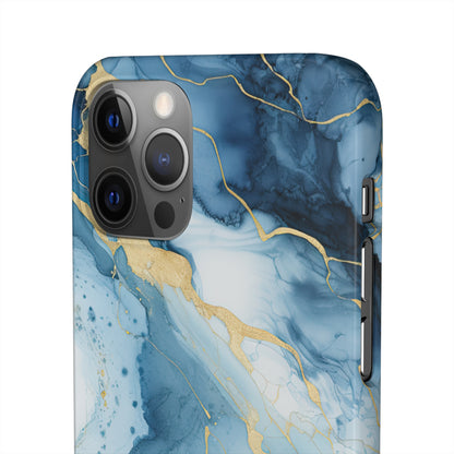 Cee L Colourful Marble Mobile Phone Case Blue