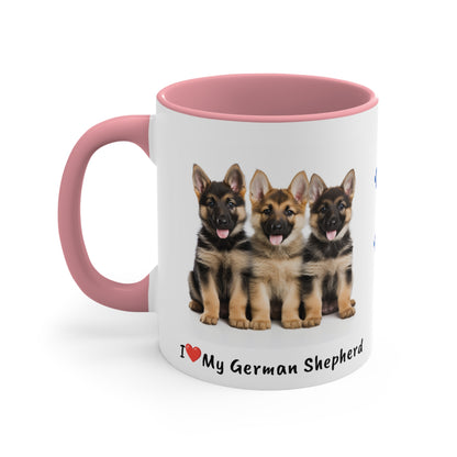 German Shepherd Puppy Pet Mug Name Custom Dog Mug Dog Coffee Cup Personalized Pet Mugs Dog Mom Mug Dad Mug New Dog Mug Mothers Day