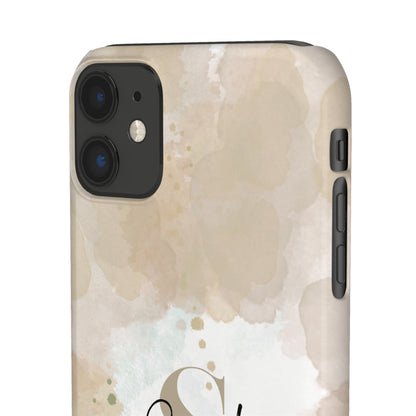 Cee L Personalised Phone Case Monogram Name Mobile Phone Cover Pastel