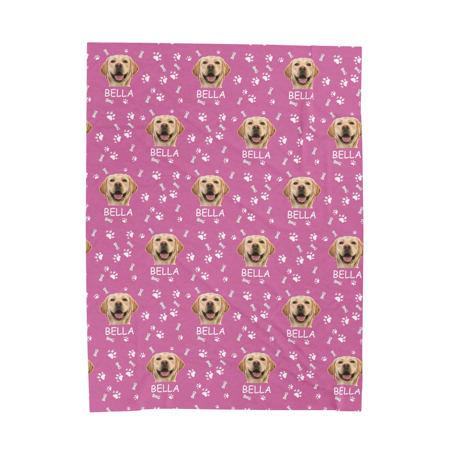 Velveteen Plush Blanket Pet Design - US buyers