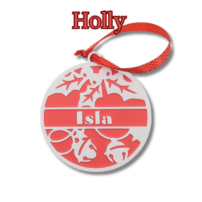 Personalised Xmas Tags/Decorations