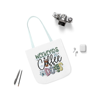 Canvas Tote Bag Dog Lover Designs