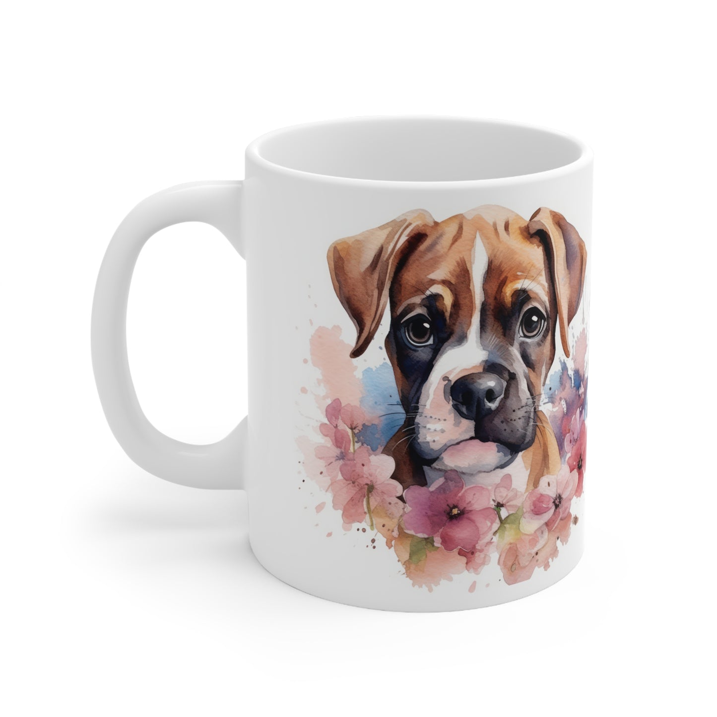 Boxer Floral Mug Ceramic