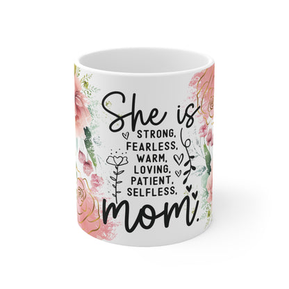 Cee L Positive Affirmations She is Mom Mug Gifts for Her Mothers Day 11oz