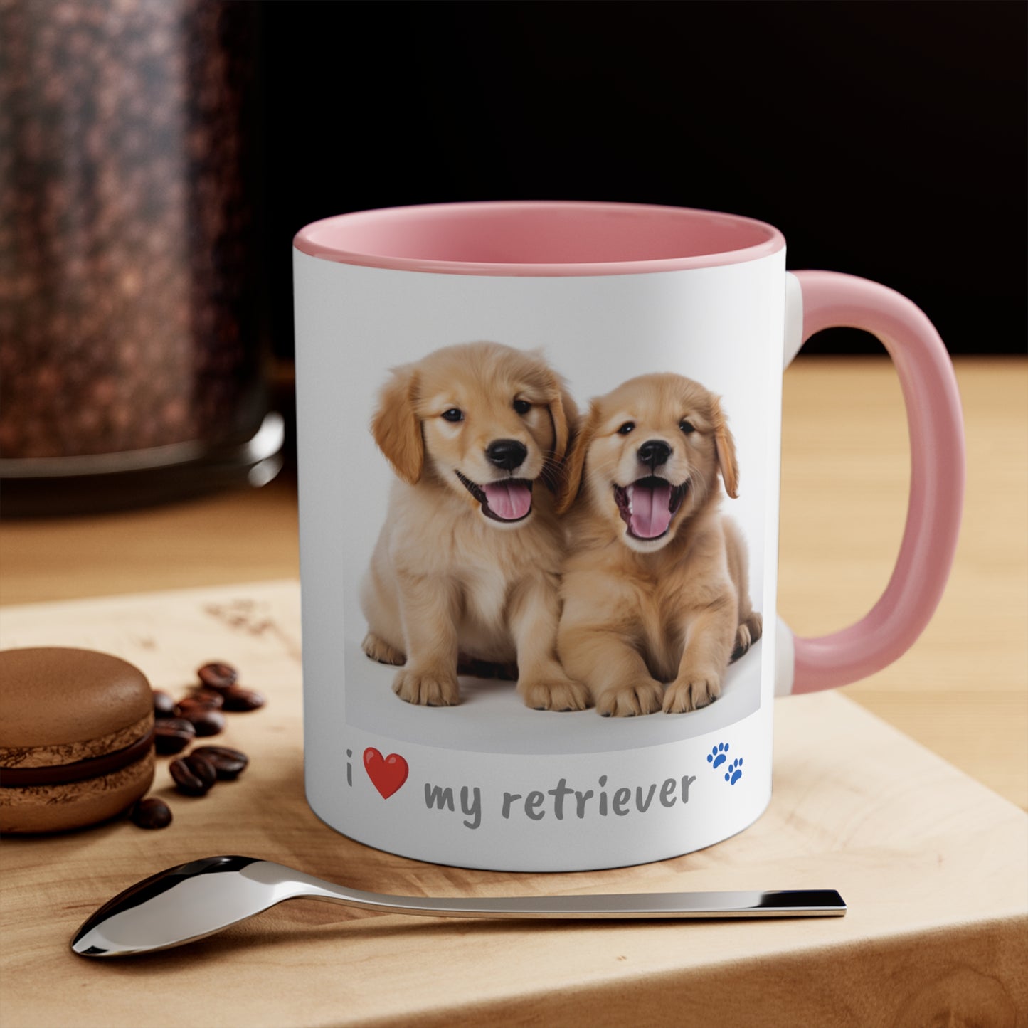 Golden Retriever Puppy Pet Mug Name Custom Dog Mug Dog Coffee Cup