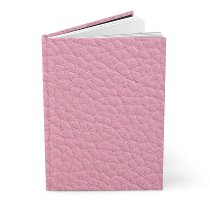 Hardcover Journal Pink Faux Leather