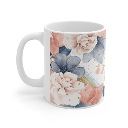 Cee L Pastel Floral Mug Gifts for Her Mothers Day 11oz