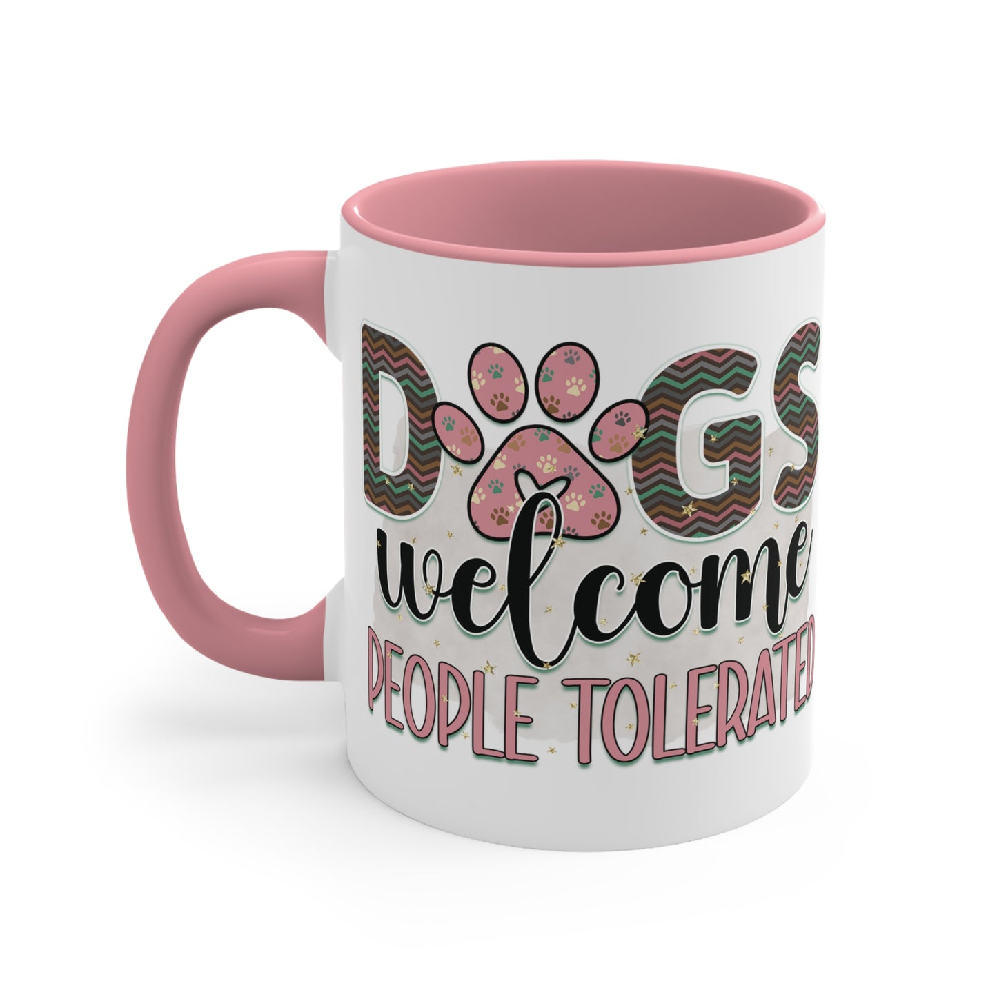 Cee L Dog Welcome Print Mug Colour Choice Mothers Day Gifts for Her