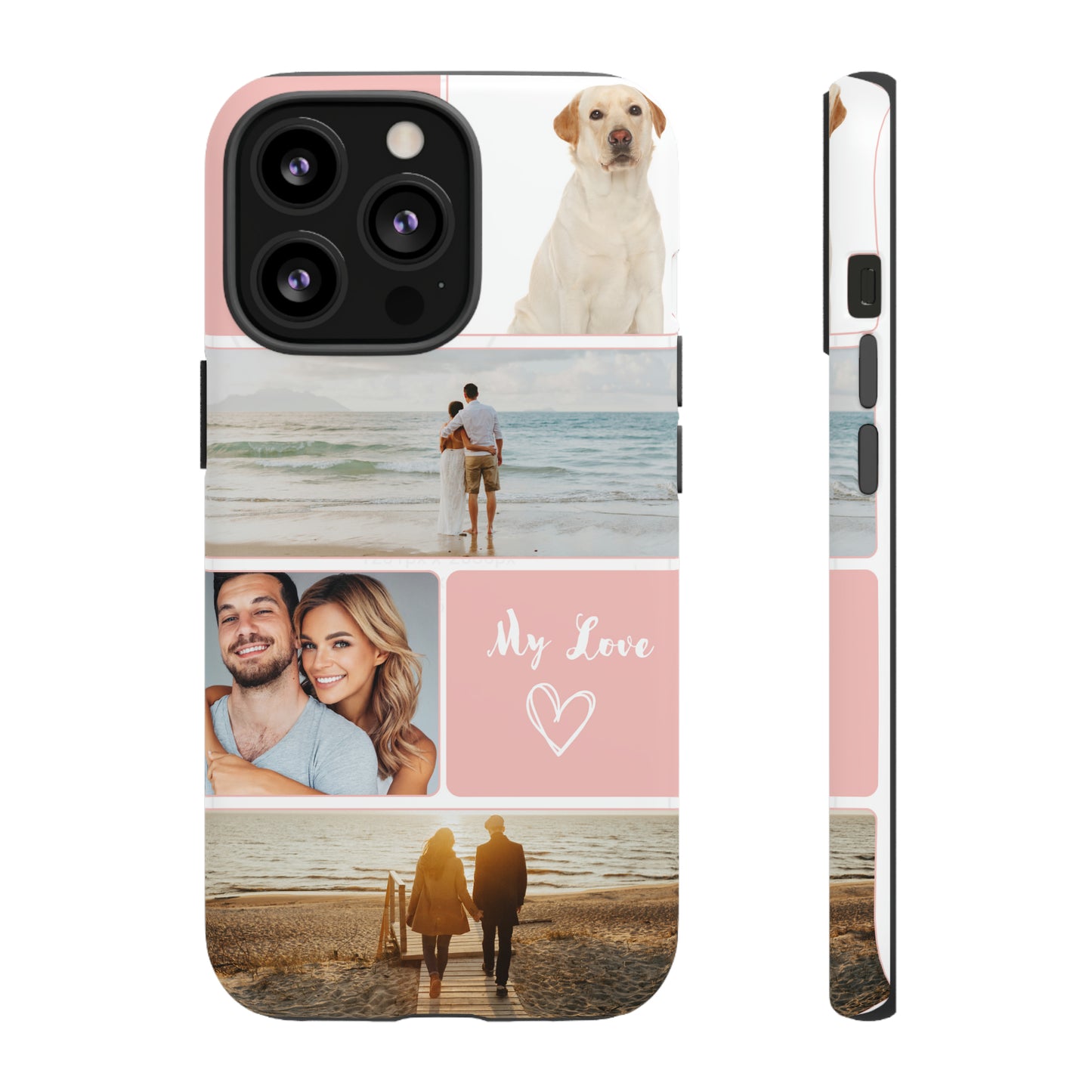 iPhone Personalised Image Case - Pink