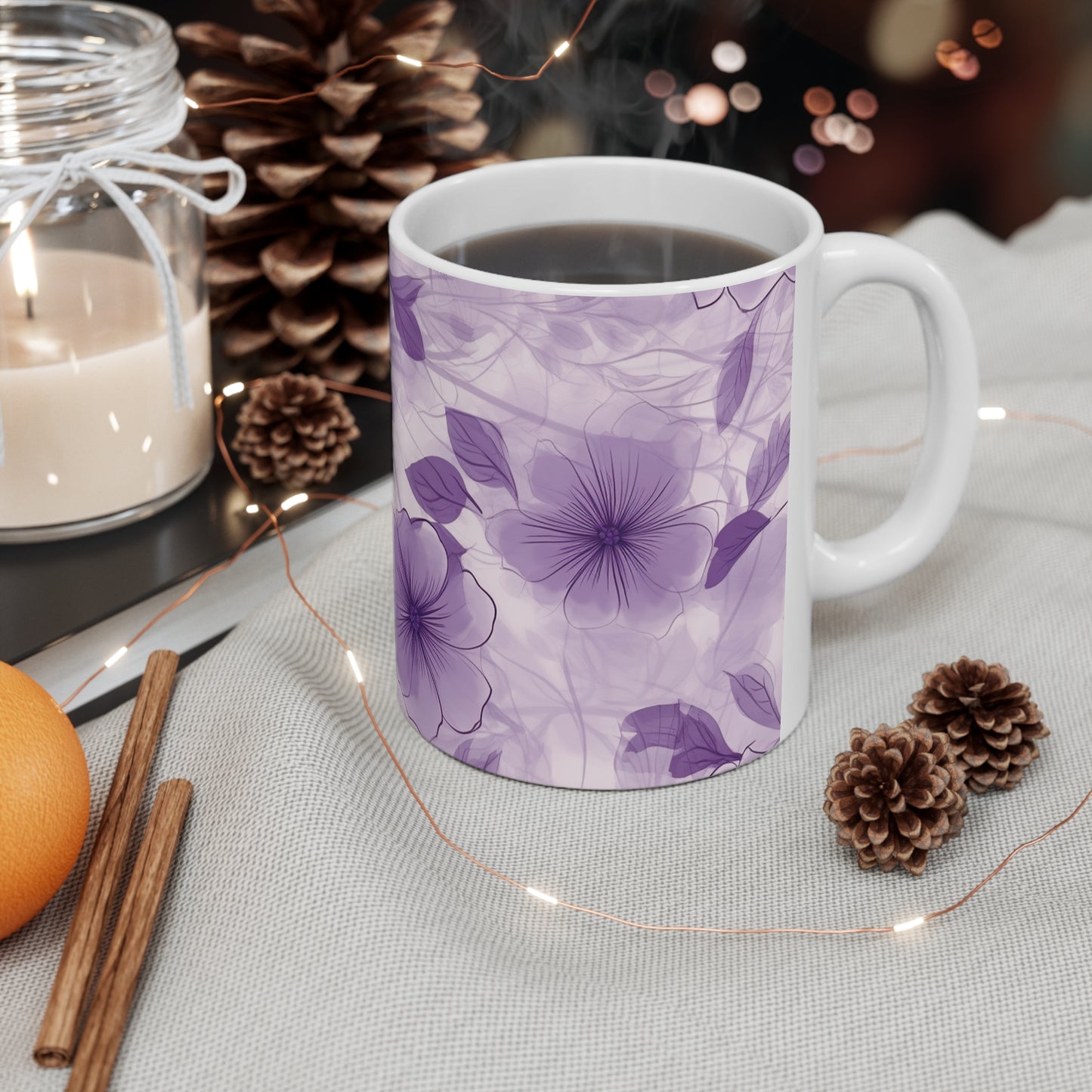 Cee L Floral Mug Gifts for Her Mothers Day 11oz