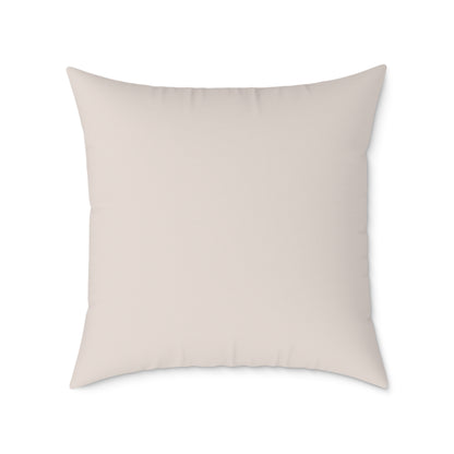 Square Poly Canvas Pillow Dog Lovers