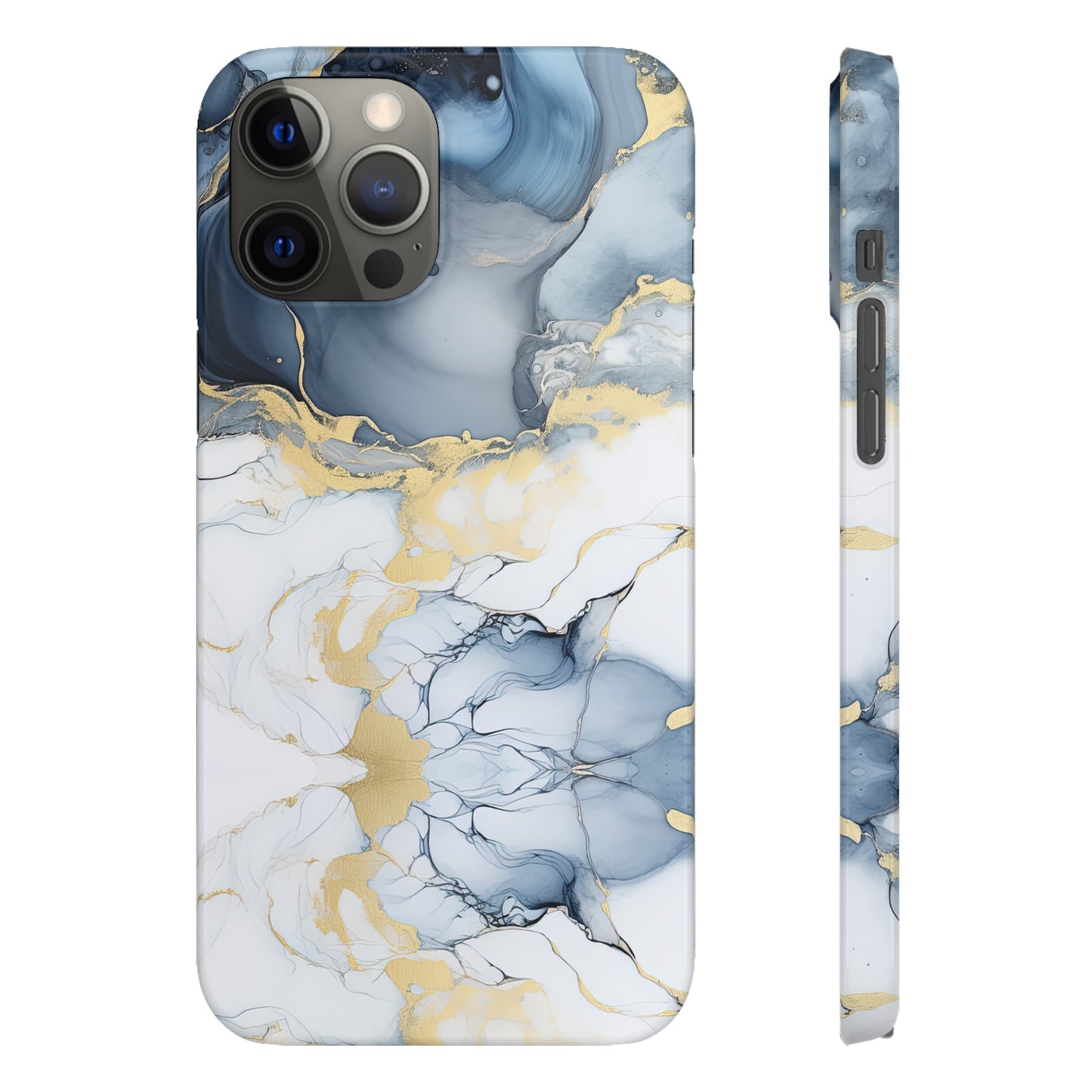 Cee L Colourful Marble Mobile Phone Case Blue