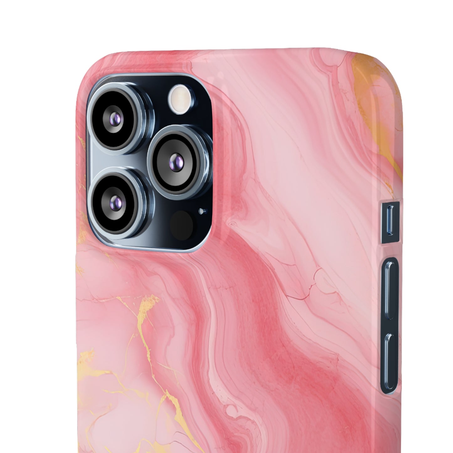 Cee L Colourful Marble Mobile Phone Case Pink