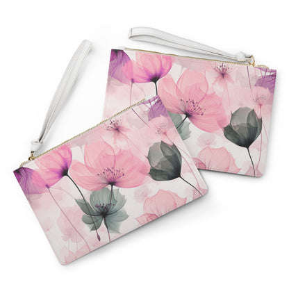 Clutch Bag Poppies Pink