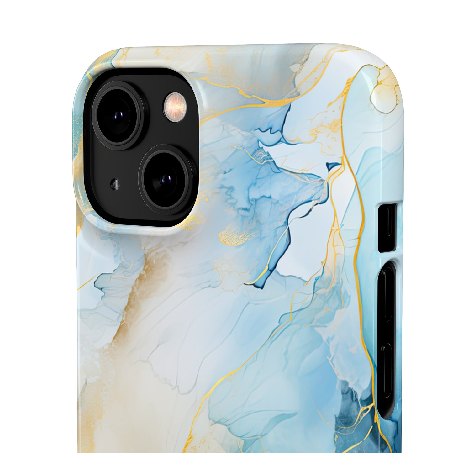 Cee L Colourful Marble Mobile Phone Case Blue