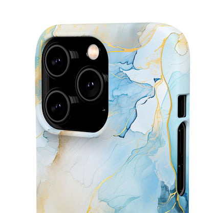 Cee L Colourful Marble Mobile Phone Case Blue