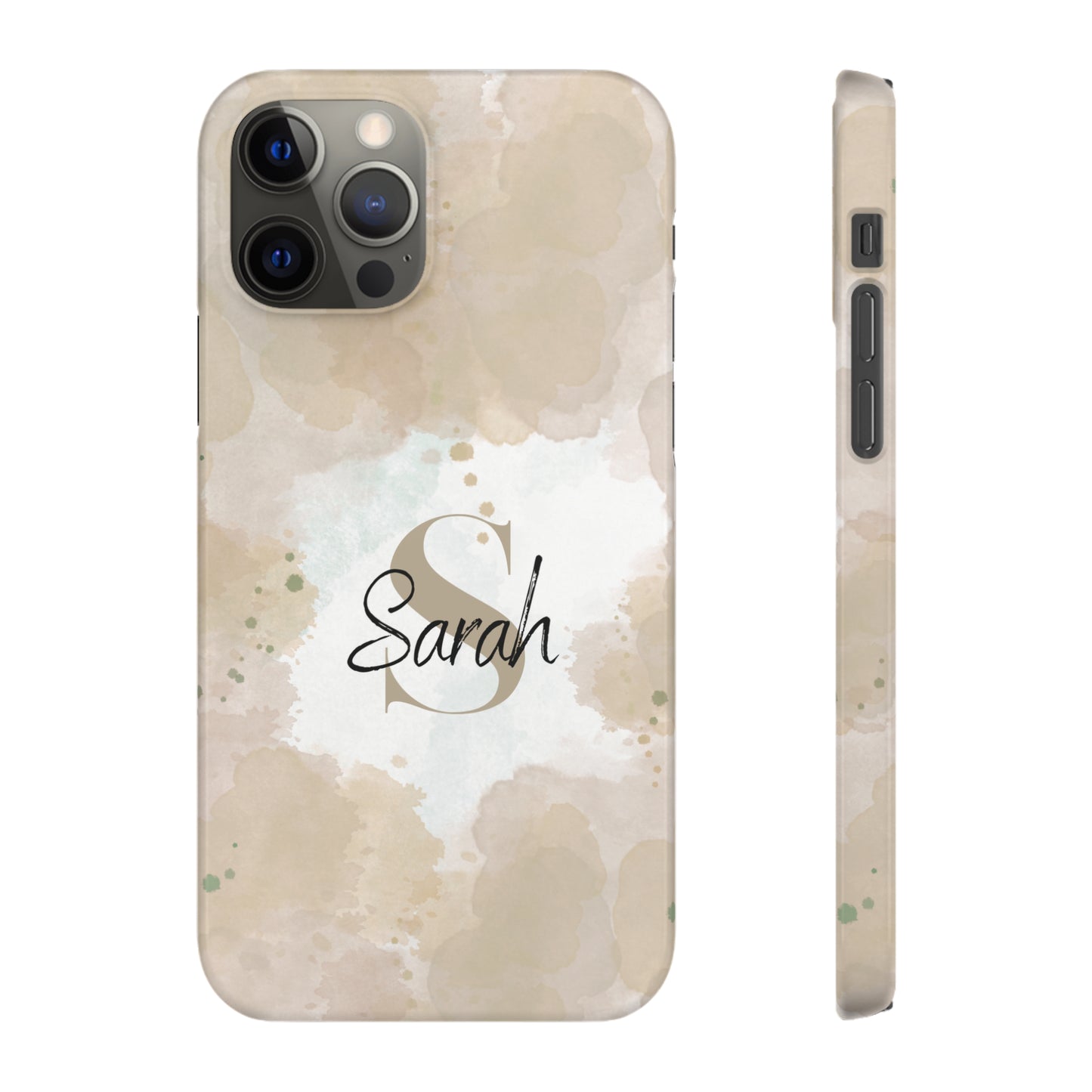 Cee L Personalised Phone Case Monogram Name Mobile Phone Cover Pastel