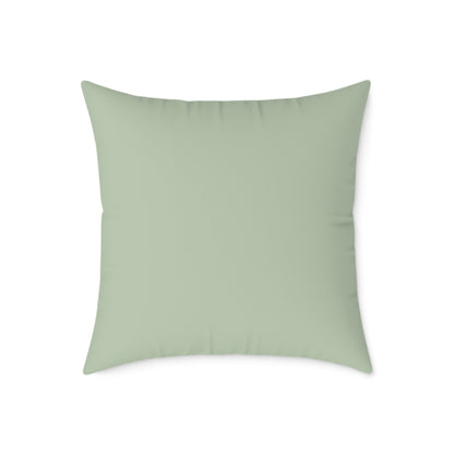 Square Poly Canvas Pillow Dog Lovers