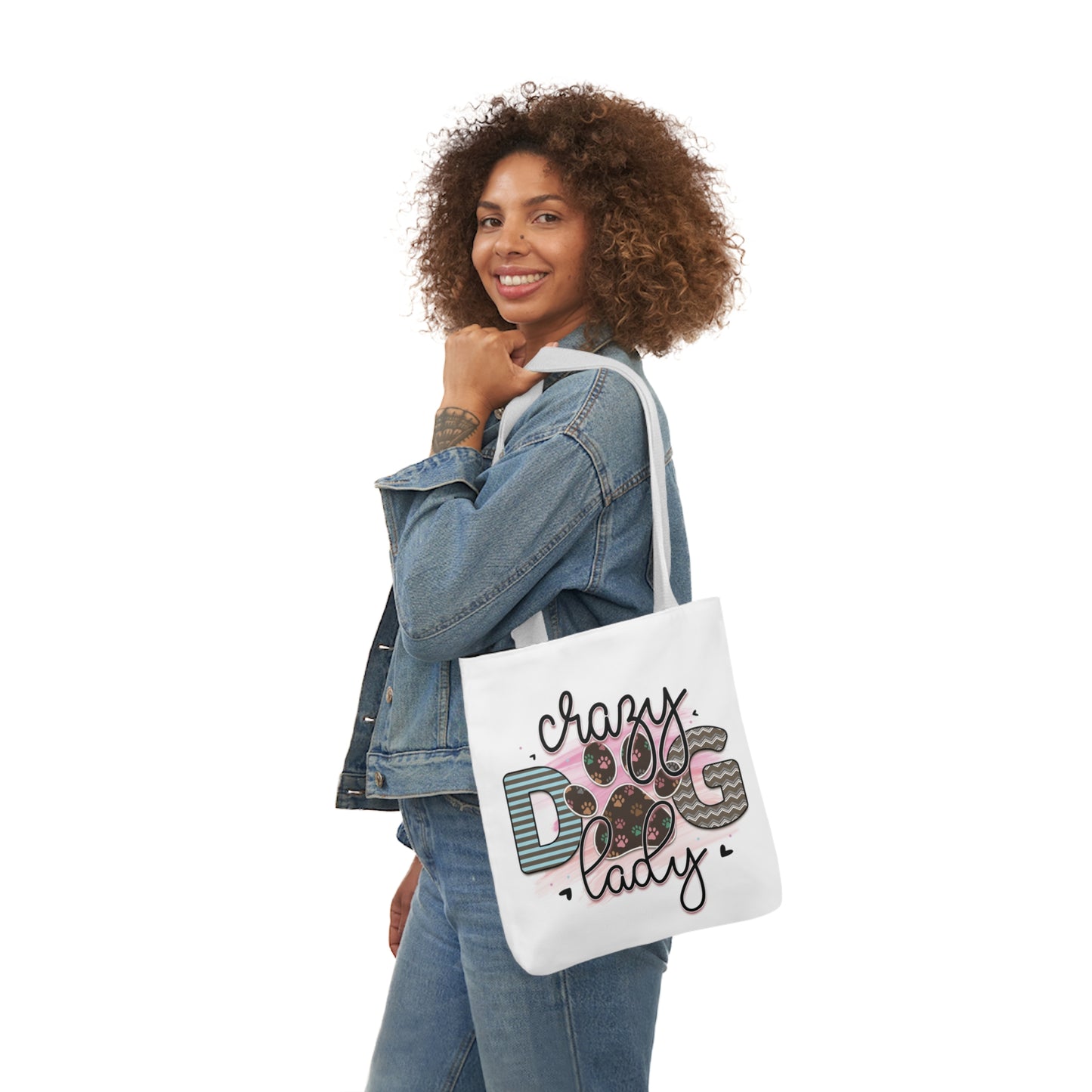 Canvas Tote Bag Gifts for Dog Lover Crazy Dog Lady