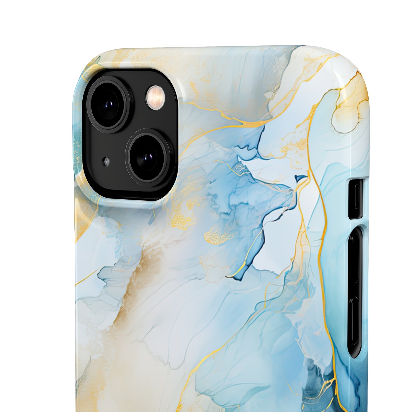 Cee L Colourful Marble Mobile Phone Case Blue