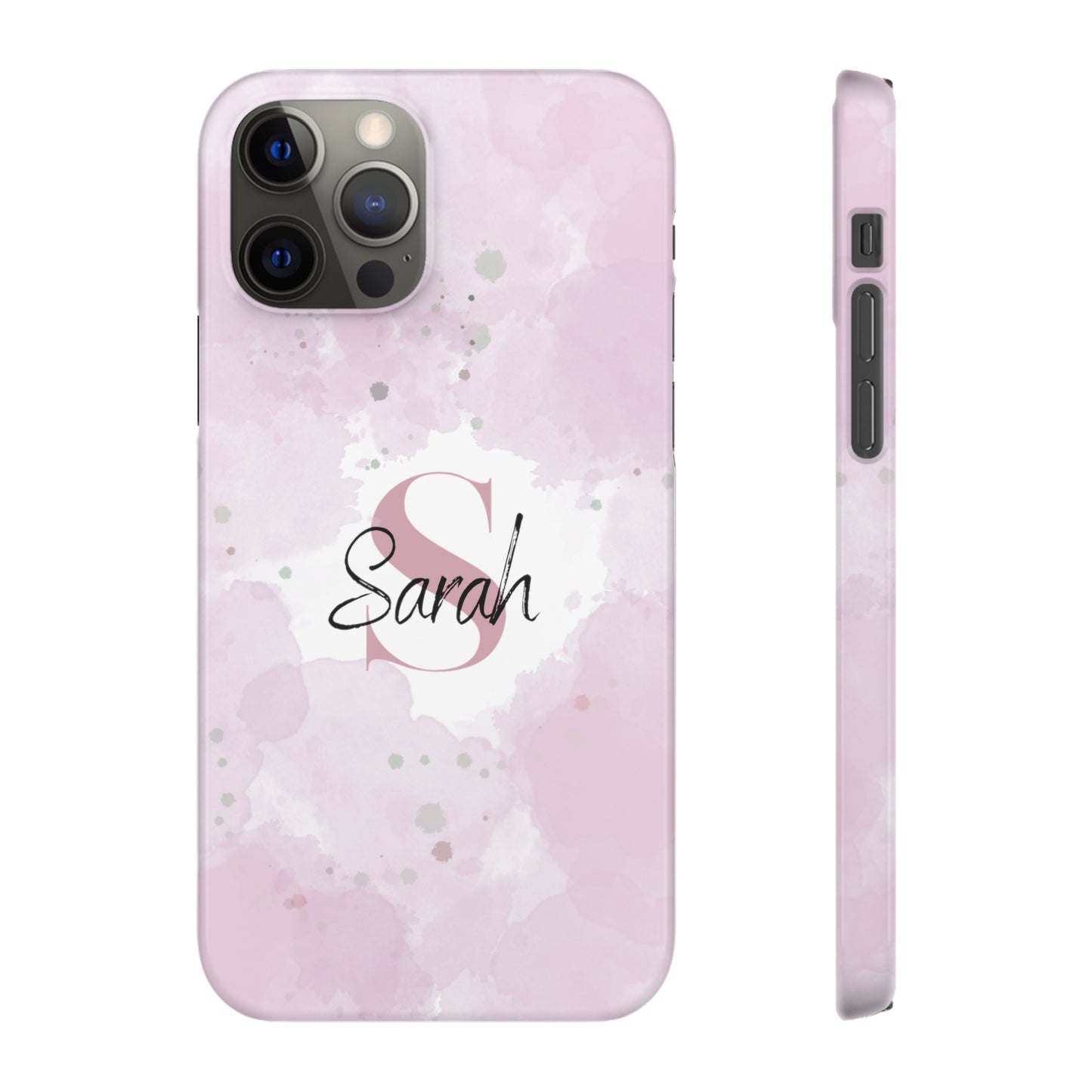 Cee L Personalised Phone Case Monogram Name Mobile Phone Cover Pastel