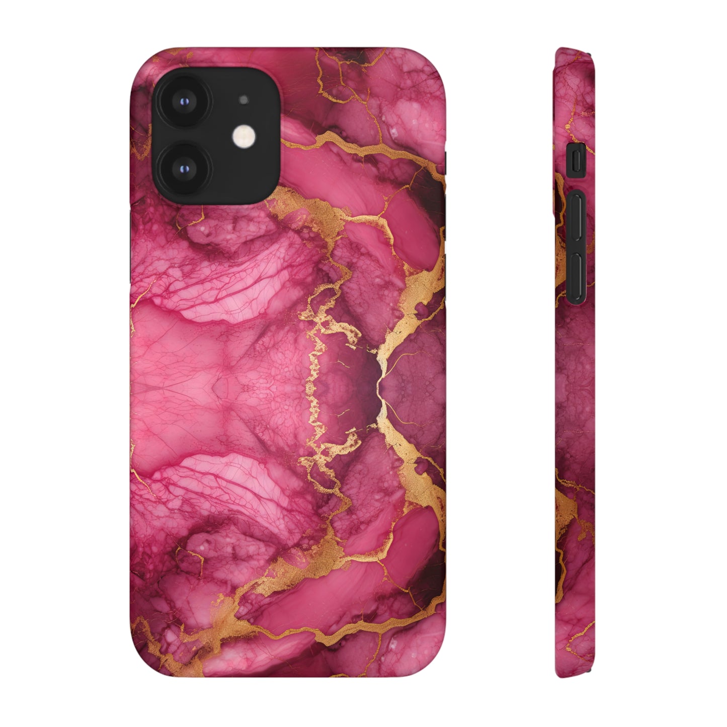 Cee L Colourful Marble Mobile Phone Case Pink