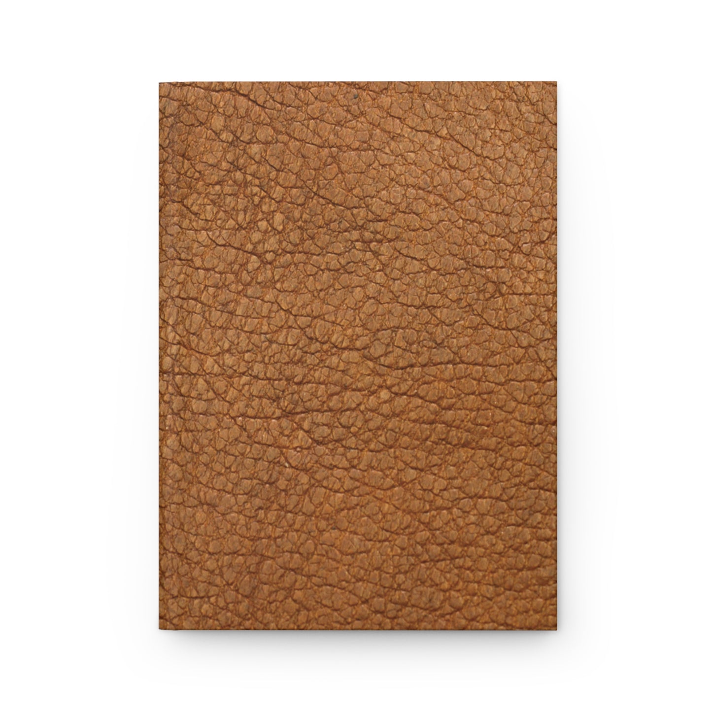 Hardcover Journal Faux Leather Print Brown