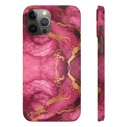 Cee L Colourful Marble Mobile Phone Case Pink