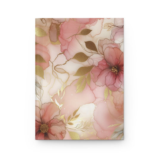 Cee L Hardcover Journal Pink Floral Mothers Day Gifts for Her Travel Diary