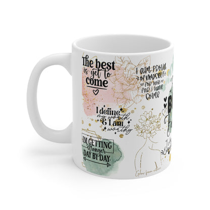 Cee L Positive Affirmations I am Proud Mug Gifts for Her Mothers Day 11oz