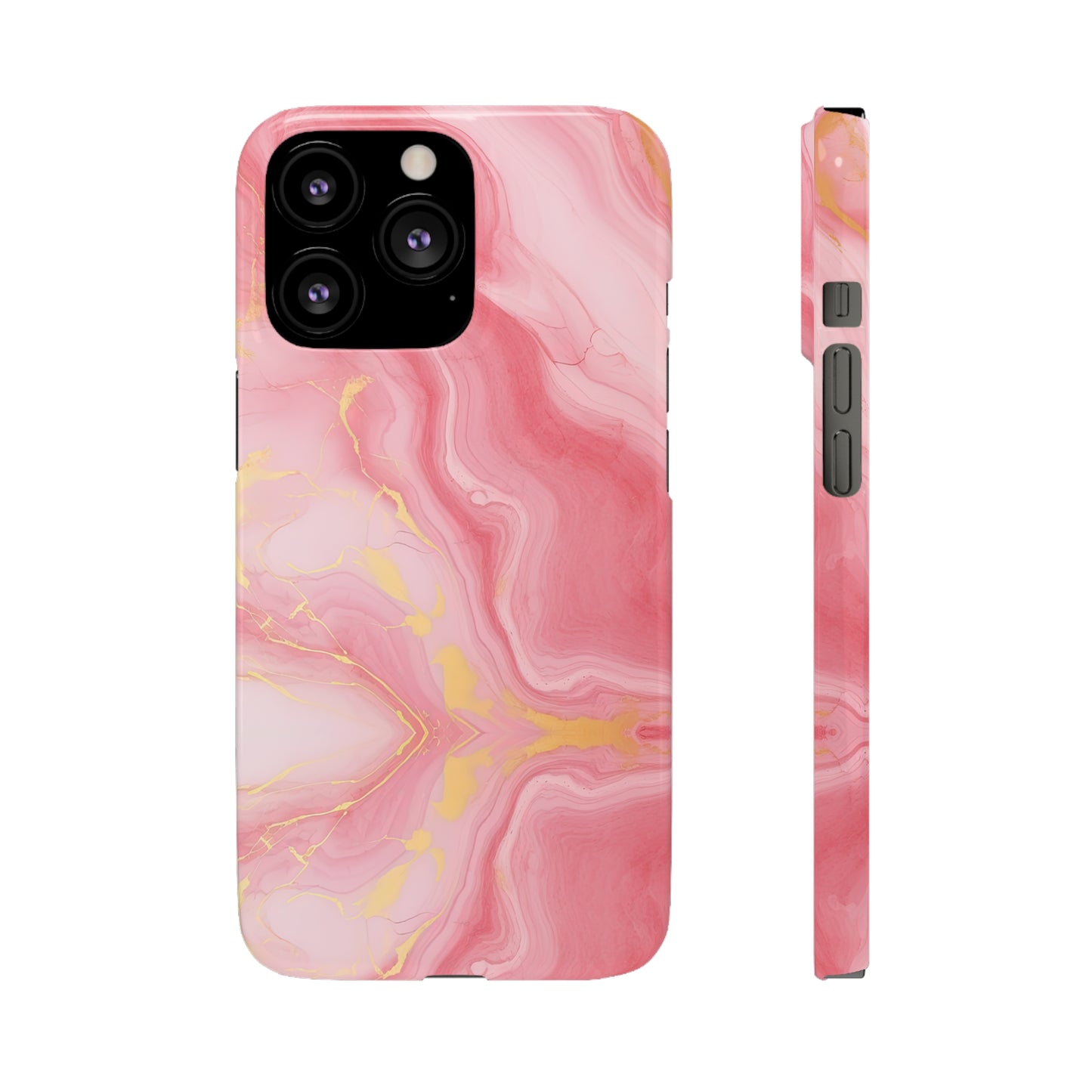 Cee L Colourful Marble Mobile Phone Case Pink